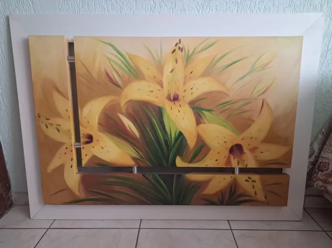 Quadro decorativo de flor