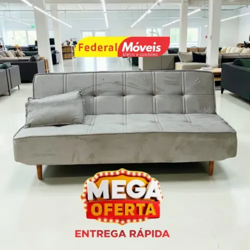 Sofá Cama 1,88m Veludo - Oferta!