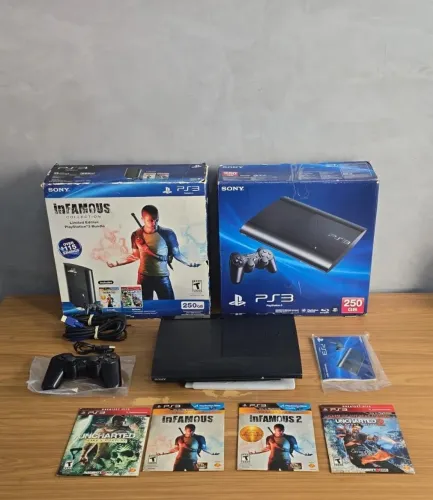 PlayStation 3 Super Slim 250GB Limited Edition inFAMOUS