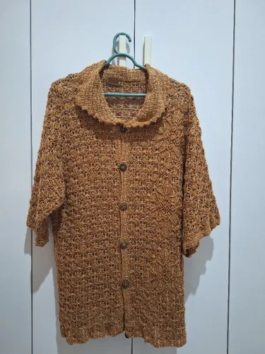 Camisa renda filé tamanho g