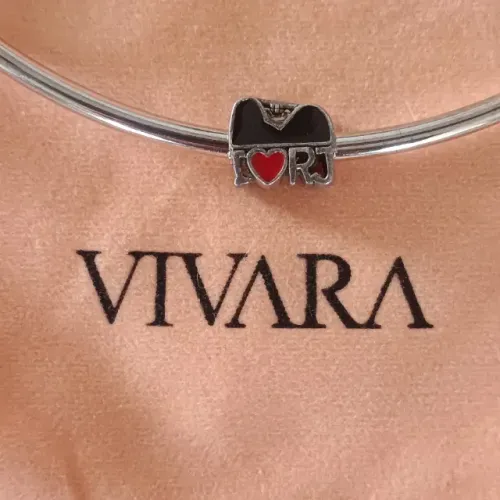Pingente Berloque I Love RJ original Vivara