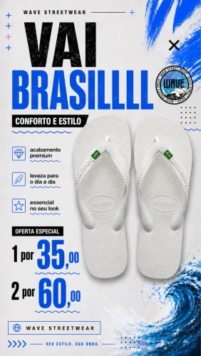 Chinelo Premium em Palmas ? 1 por R$35 / 2 por R$60