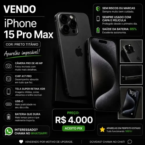 Iphone 15 pro max 