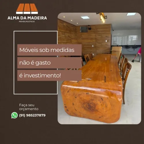 Alma da madeira ? MÓVEIS RÚSTICOS