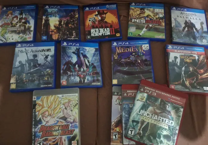 Lote de Jogos ps4 e ps3