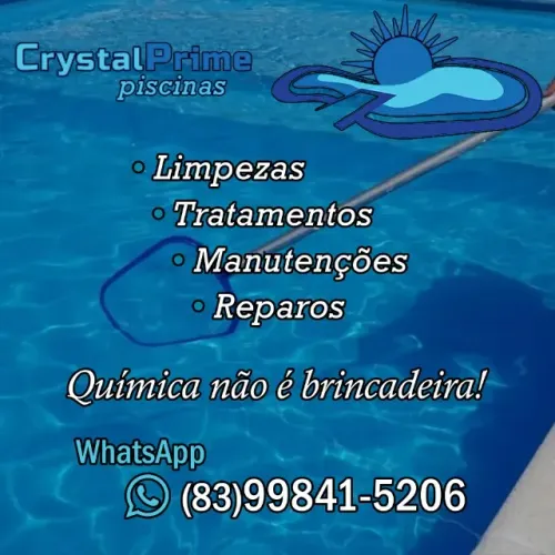 CrystalPrime Piscinas | Limpeza, manutenção e tratamento de piscinas (Piscineiro)