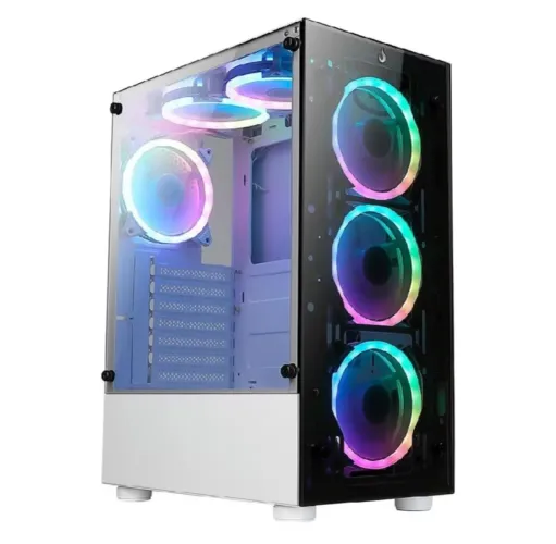 Gabinete Rise Mode Com 6 Fans ARGB e Controladora