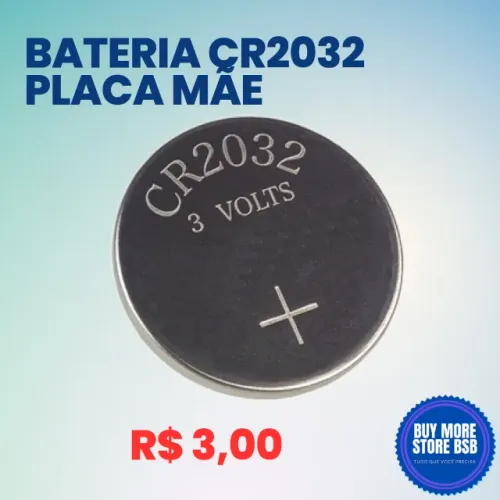 Pilha Bateria Lithium 3v Cr 2032 1 UNIDADE