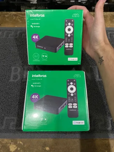 Box 4k resolução lacradas