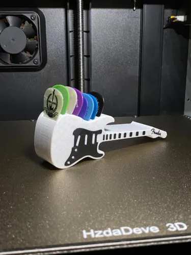 Suporte para Palheta de Guitarra - Fender Strat