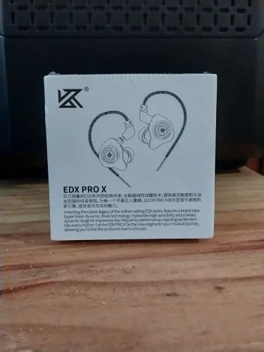 Fone KZ EDX Pro X sem microfone - Preto (LACRADO)