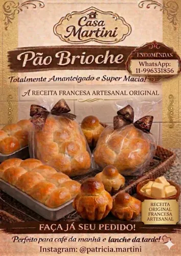 Pao Brioche Francês Artesanal 