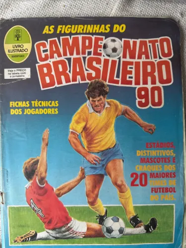 Álbum de figurinhas Campeonato brasileiro de 1990