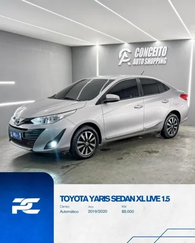Toyota Yaris XL Live Sedan 1.5 Flex 16V 4P AUT 2020