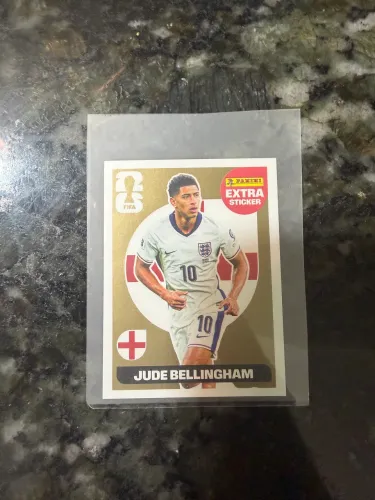 Figurinha da copa Legend dourada Bellinghan