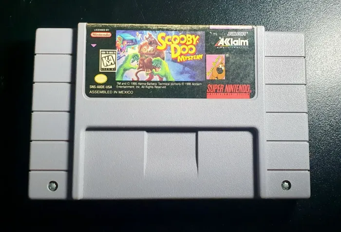 SCOOBY DOO SUPER NINTENDO NINTENDO ORIGINAL ASSEMBLED MEXICO