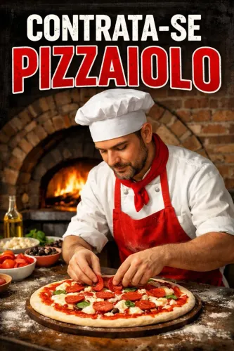 Contrata-se pizzaiolo com experiência.