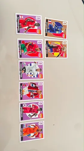 Figurinhas raras da copa original Panini