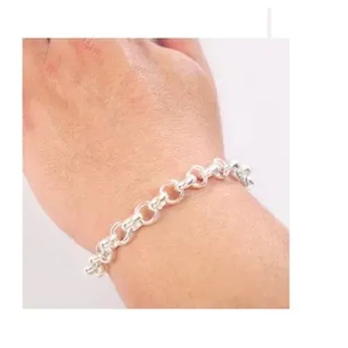Pulseira Prata 950 Mciço 5,5 gramas 4 mm 21 Cm