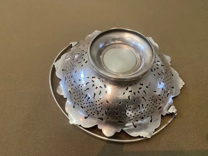 Cesta Ornamentada em Prata (Régia)
