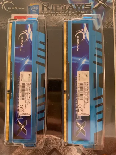 Memória RAM 16Gb (2x8) DDR3 GSkill RipjawsX (Intel XMP)