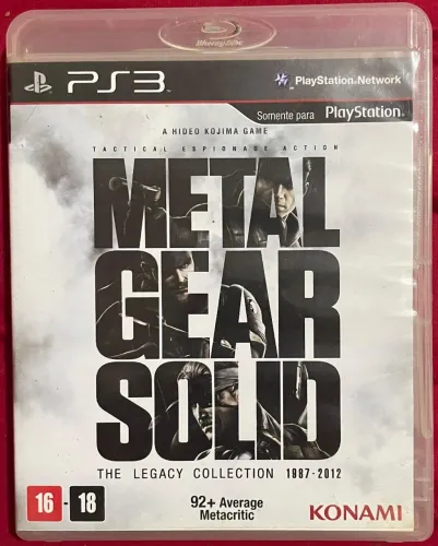 Metal Gear Solid 3 The legacy Collection PS3 mídia física, ótimo estado