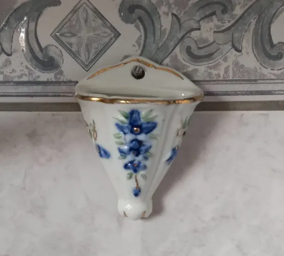 Floreira de parede de porcelana