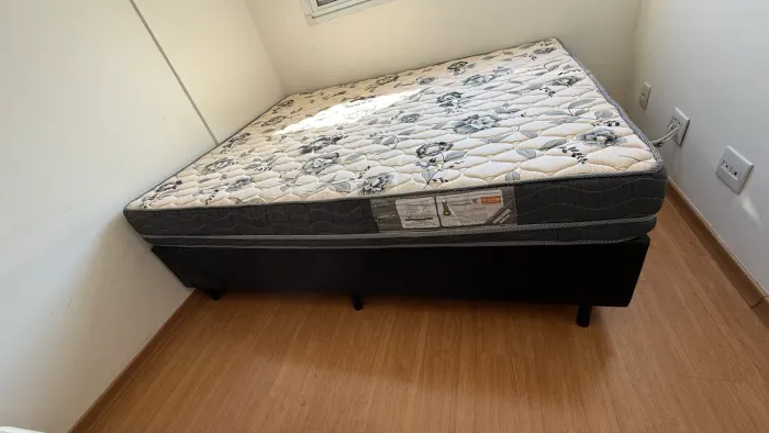 Cama Box Casal Ortobom Pró-Saúde Ultra Firme + Pillow Top