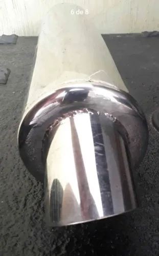 Ponteira Abafador Silenciador aço inox 304 <br>