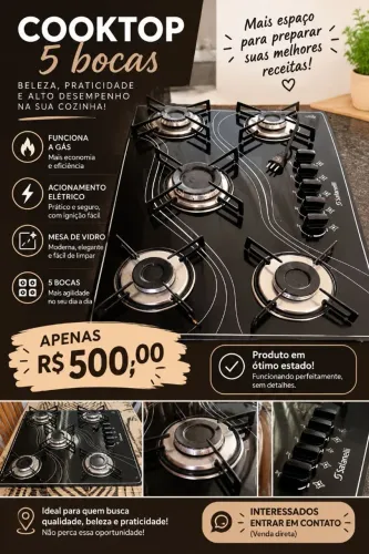 Fogão Cooktop