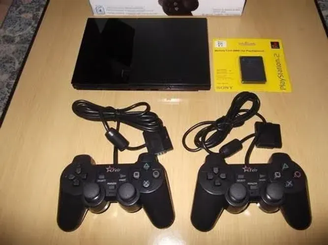 Playstation 2 slim completo com jogos leitor ok