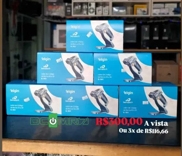 Leitor de código de barras e QR Code Elgin Bematech EL250 - NOVO
