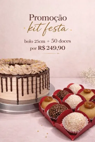 Kit festa  (Bolo + Doces)
