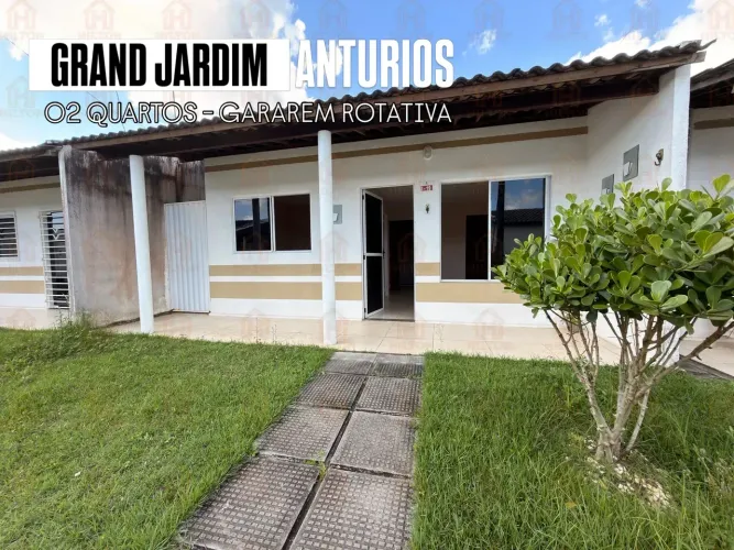 CASA - CONDOMÍNIO GRAND JARDIM DOS ANTURIOS - 2 QUARTOS GARAGEM ROTATIVA