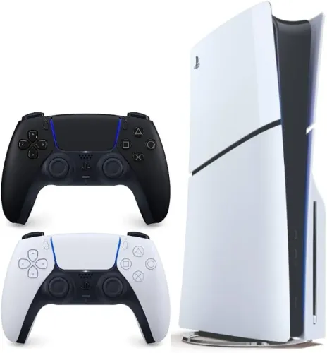 PS5 COM LEITOR DE DISCO + 2 CONTROLES + 2 JOGOS