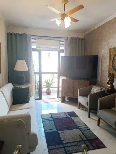 Ponta da Praia - Santos - SP Próximo à Praia Apart.Andar Alto com 2 dorms, 1 suíte, Varand