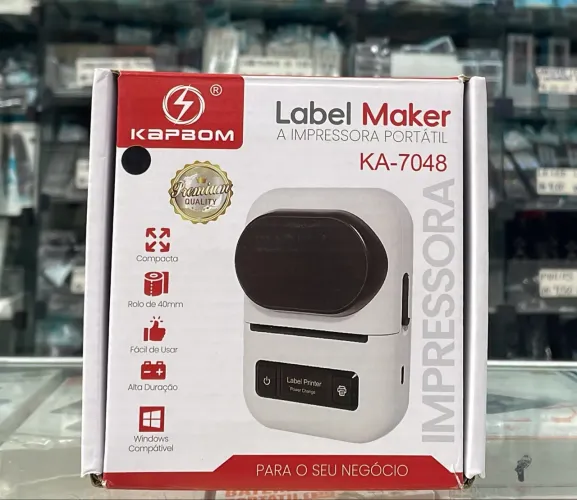 Mini impressora de etiquetas