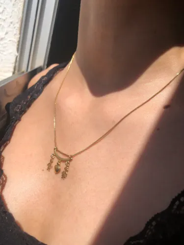 Corrente veneziana banhada a ouro 18k