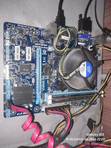 Kit placa mae intel H61M + i5 2310 + 6 gb de ram