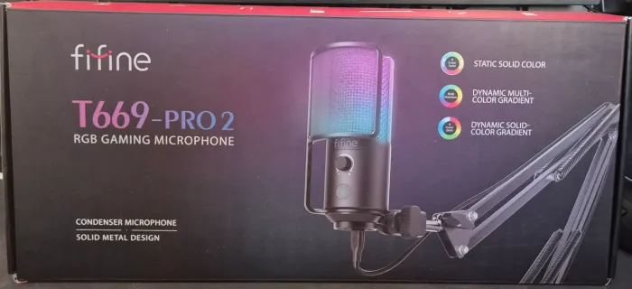 MICROFONE FIFINE COM BRAÇO ARTICULADO