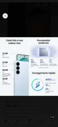 Samsung s26 novo na caixa
