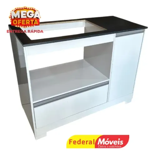 Balcão p/ Cooktop 5 bocas - Desconto Imperdível!