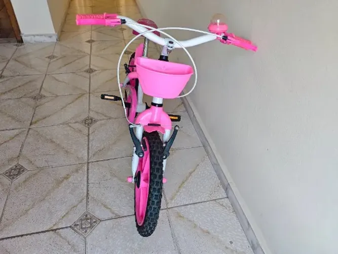 Bicicleta Infantil Feminina Track Bikes Pinky Aro 16 - Excelente Estado!