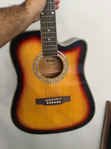 Violão Eletroacústico PHX PX199EQ cordas de aço, acústico, elétrico MUITO NOVO
