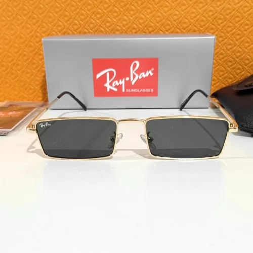 Óculos de sol Ray ban Emy bio based preto unissex novo 