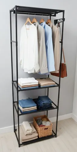 Cabideiro Arara + Sapateira Organizadora Multiuso