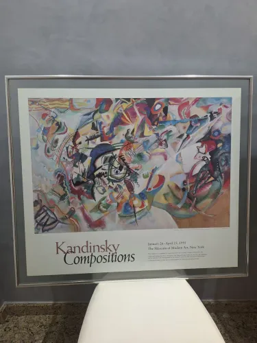 Quadros gravuras Kandinsky e Pablo Picasso
