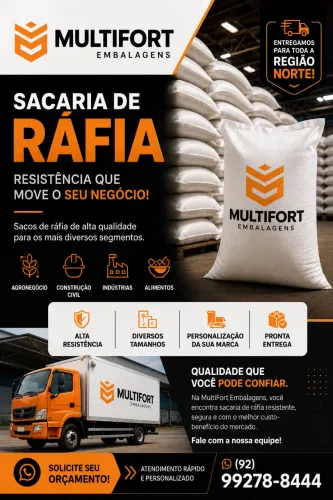 Sacaria de Ráfia Convencional e Laminado