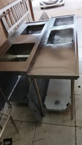 Pias em aço inox 