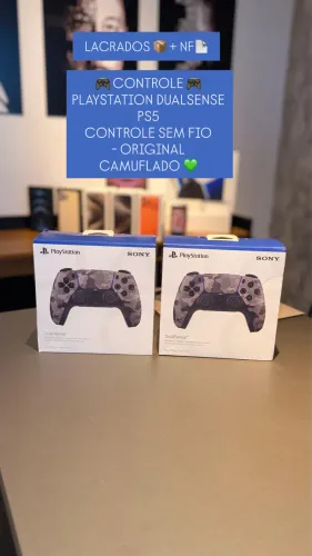 Controle PlayStation Dualsense PS5 Controle Sem Fio Original Camuflado Lacrados + NF
